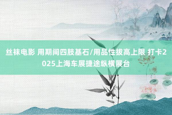 丝袜电影 用期间四肢基石/用品性拔高上限 打卡2025上海车展捷途纵横展台