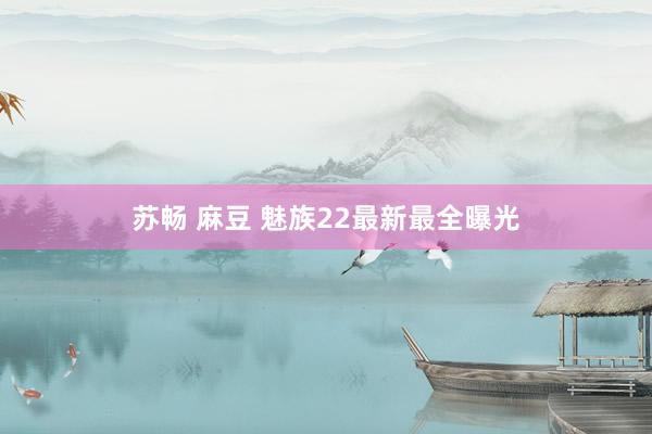 苏畅 麻豆 魅族22最新最全曝光